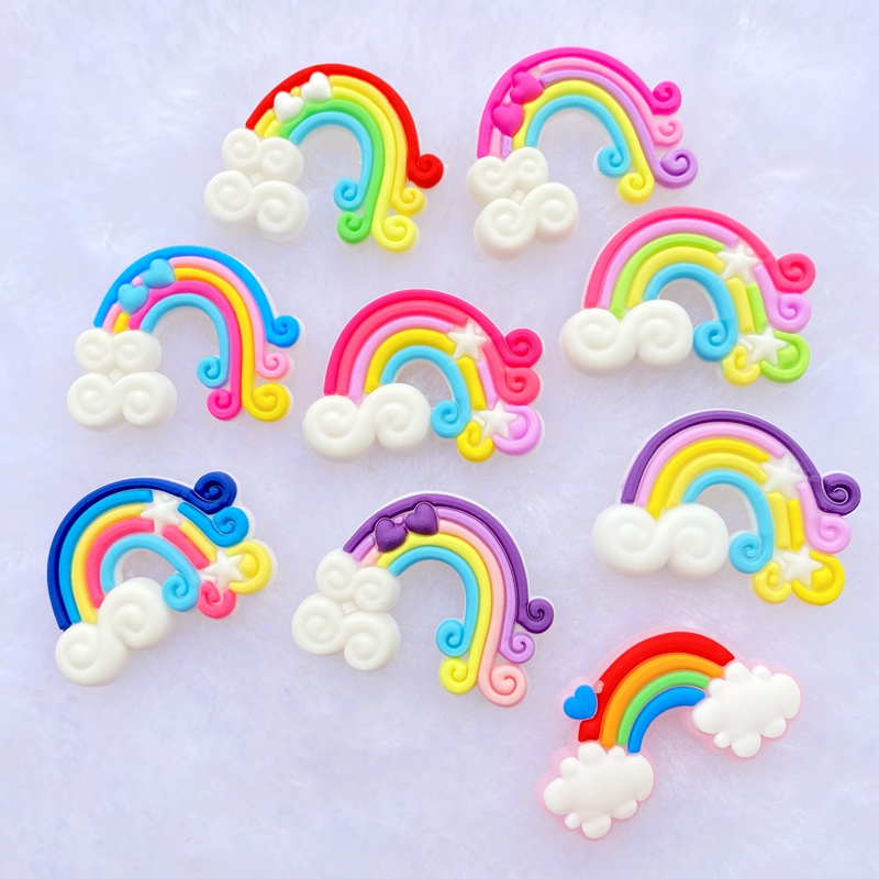 Embellishment Glue Craft - 10/20pcs Cute Rainbow PVC Flexible Glue