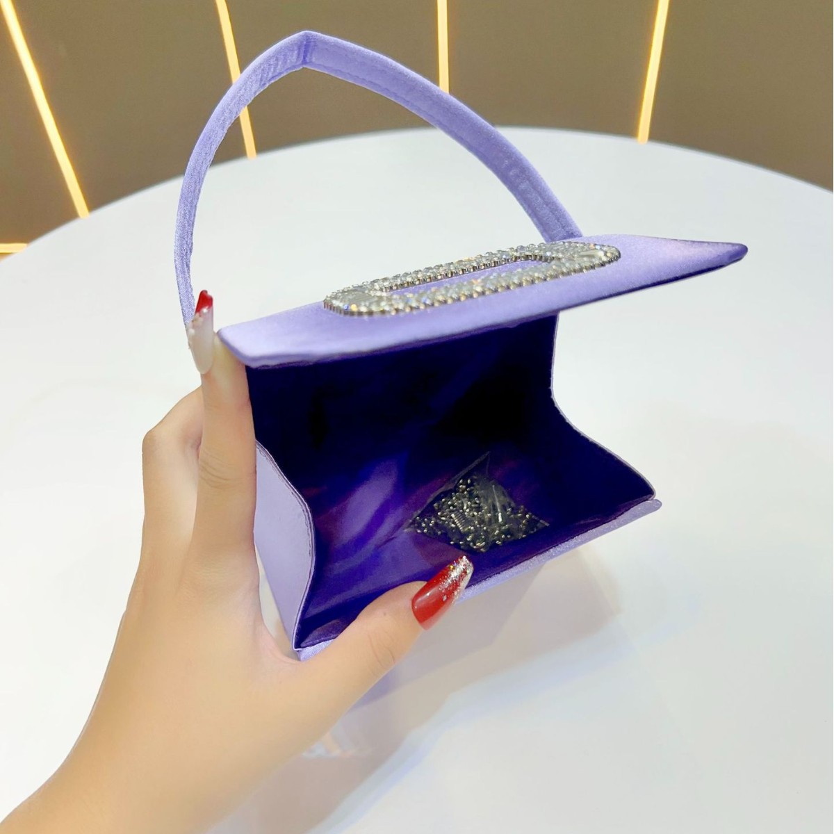 Luxury Mini Square Handbag Wom - огляд і ціна Tassel Fringe Trim