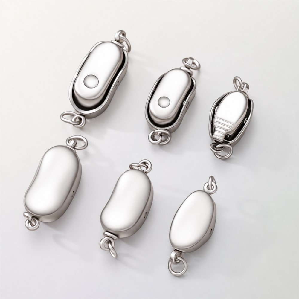 2/5Pcs Stainless Steel Peanut  - огляд і ціна Pearl Trim Chain