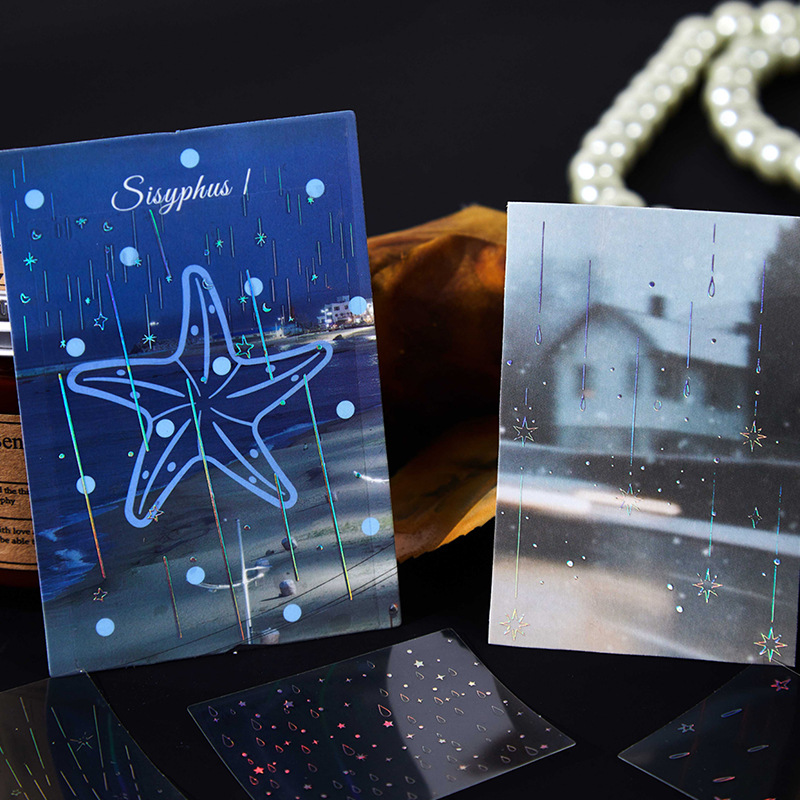 1pack/30pcs Laser Rain Themed  - огляд і ціна Embellishments For Scrapbooking